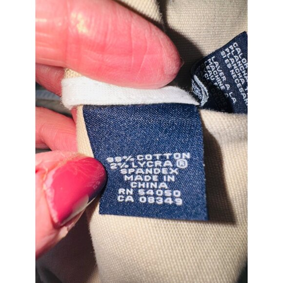 Jones New York Signature Beige Jacket M Cotton/Spandex Structured Old Money Work - Picture 7 of 13